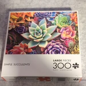 Buffalo David Bitton Vibrant Succulent Puzzle 300 Pieces